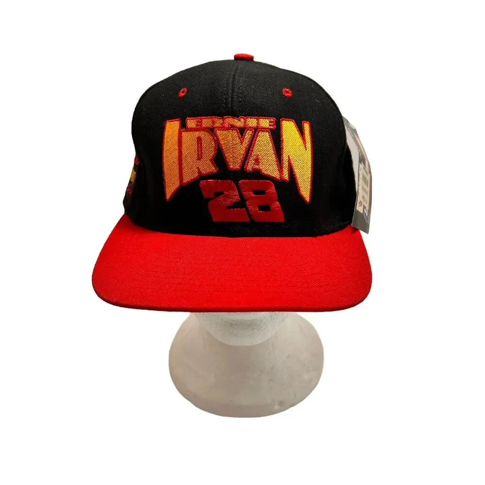 Vtg Ernie Irvan #28 Havoline Nascar Hat NUTMEG Snapback Stitched Logo 90's NWT